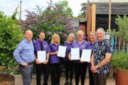 2019 Winners at Monkton Elm with judge Michael Cole (r)